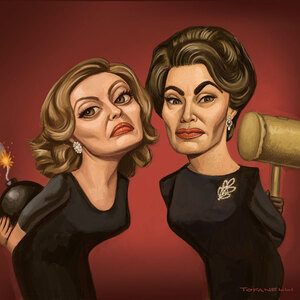 Mike Tofanelli - Caricature, Celebrities, Digital, Entertainment, Humor, People, Pop Culture, Portrait, Portraiture, Satirical, Women