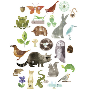 Maria Carluccio - Animals, Children's Book, Collage, Digital, Education, Environmental, Family, Nature, Textured, Whimsical, Wildlife