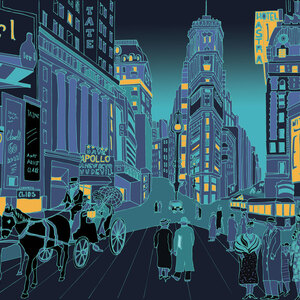 Anna Sutor - Architecture, Cityscape, Crowd, Digital, Editorial, Entertainment, Graphic, Lifestyle, Line, Line with Color, People, Stylized