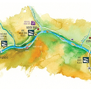 Simone Tieber - Charts, Environmental, Infographics, Line & Wash, Line with Color, Maps, Maps/Charts, Recreation, Travel, Vacation, Watercolor