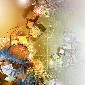 Anthony Robinson - Annual Reports, Bio-Medical, Biology, Books, Chemistry, Fiction, Health, Montage, People, Photo Collage/Photo Illustration, Science/Technology