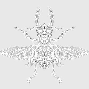  A.k.A. - Animals, Black & White, Decorative Pattern, Fashion, Fashion/Beauty, Graphic, Nature, Packaging, Pen & Ink, Surrealistic, Wildlife