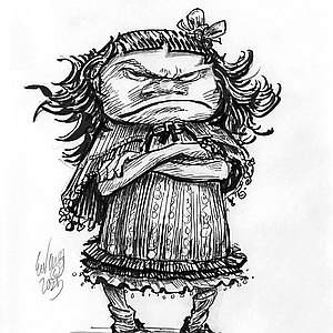 Richard Ewing - Children, Christmas, Cross Hatch, Education, Emotions, Holiday, Pen & Ink, Romance, Tween, Women